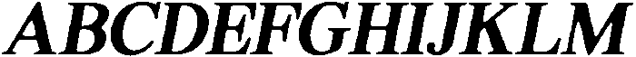 ShequanSoft MedSemCondIta otf (400) Font UPPERCASE