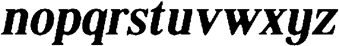 ShequanSoft MedSemCondIta otf (400) Font LOWERCASE