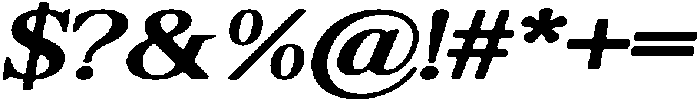 ShequanSoft MedSemExpIta otf (400) Font OTHER CHARS