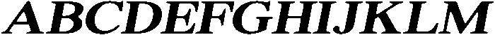 ShequanSoft MedSemExpIta otf (400) Font UPPERCASE
