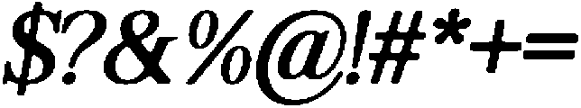 ShequanSoft SemCondIta otf (400) Font OTHER CHARS