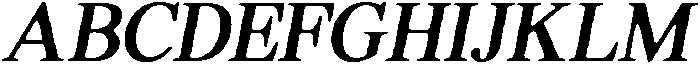 ShequanSoft SemCondIta otf (400) Font UPPERCASE
