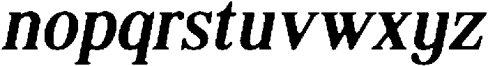 ShequanSoft SemCondIta otf (400) Font LOWERCASE