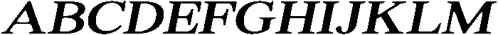 ShequanSoft SemExpIta otf (400) Font UPPERCASE