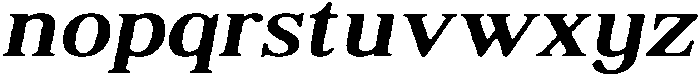 ShequanSoft SemExpIta otf (400) Font LOWERCASE