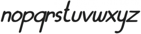 Sherapym Handwriting Bold Italic otf (700) Font LOWERCASE