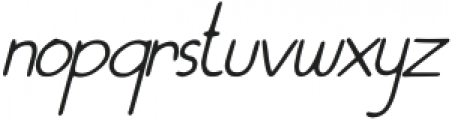 Sherapym Handwriting Italic otf (400) Font LOWERCASE