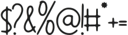 Sherapym Handwriting otf (400) Font OTHER CHARS
