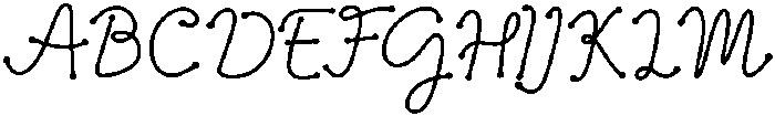 Sherbet Regular otf (400) Font UPPERCASE