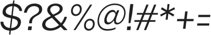 Sherika-Italic otf (400) Font OTHER CHARS
