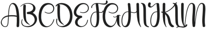 Sherilyn Regular otf (400) Font UPPERCASE