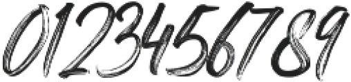 Sherin Brush Script otf (400) Font OTHER CHARS