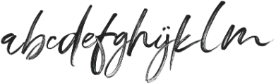 Sherin Brush Script otf (400) Font LOWERCASE