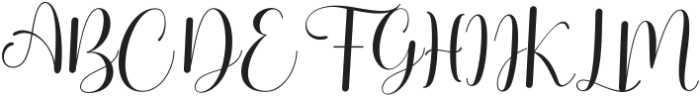 Sherina ttf (400) Font UPPERCASE