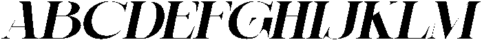 Sherlock Bold Extra Expanded Slanted otf (700) Font