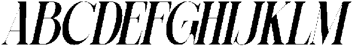Sherlock Bold Ultra Condensed Slanted otf (700) Font