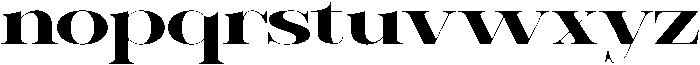 Sherlock Bold Ultra Expanded otf (700) Font LOWERCASE