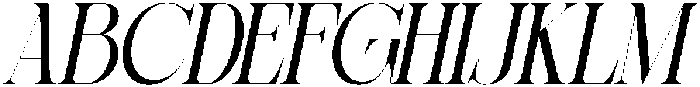 Sherlock Condensed Slanted otf (400) Font