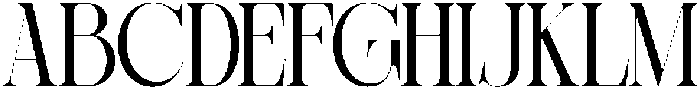 Sherlock Condensed otf (400) Font UPPERCASE