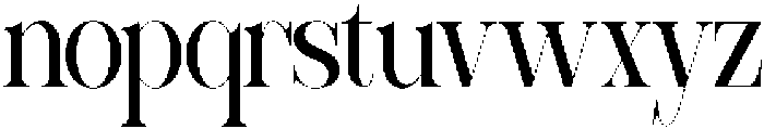 Sherlock Condensed otf (400) Font LOWERCASE