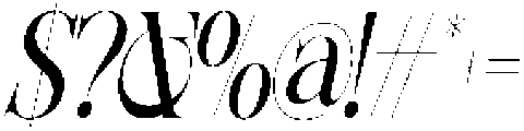 Sherlock Extra Condensed Slanted otf (400) Font OTHER CHARS