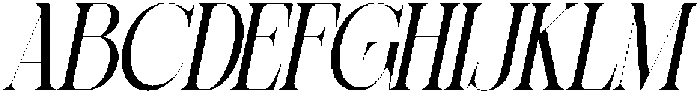 Sherlock Extra Condensed Slanted otf (400) Font