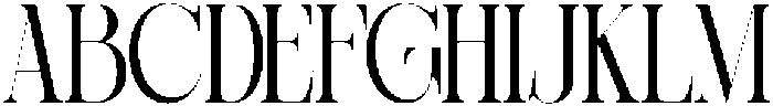 Sherlock Extra Condensed otf (400) Font UPPERCASE