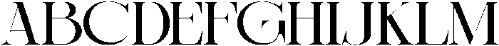 Sherlock Extra Expanded otf (400) Font UPPERCASE