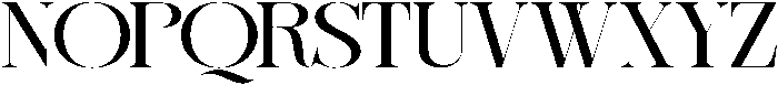 Sherlock Extra Expanded otf (400) Font UPPERCASE