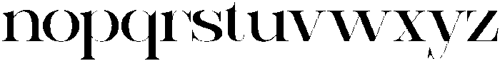 Sherlock Extra Expanded otf (400) Font LOWERCASE
