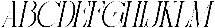 Sherlock Extra Light Condensed Slanted otf (200) Font