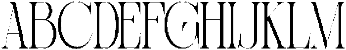 Sherlock Extra Light Extra Condensed otf (200) Font UPPERCASE