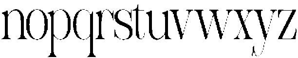Sherlock Extra Light Extra Condensed otf (200) Font LOWERCASE