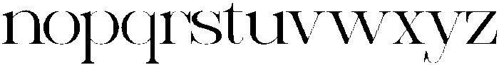 Sherlock Extra Light Extra Expanded otf (200) Font LOWERCASE