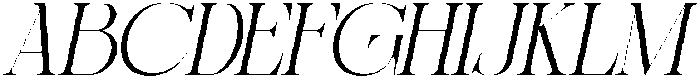 Sherlock Extra Light Semi Expanded Slanted otf (200) Font