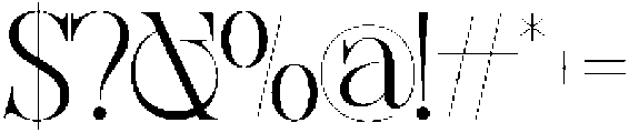 Sherlock Extra Light Semi Expanded otf (200) Font OTHER CHARS