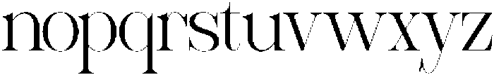 Sherlock Extra Light Semi Expanded otf (200) Font LOWERCASE