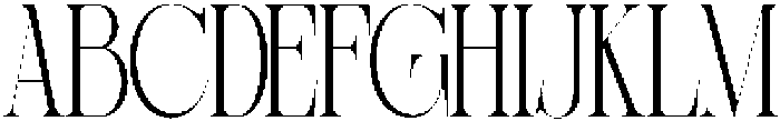 Sherlock Extra Light Ultra Condensed otf (200) Font UPPERCASE