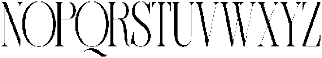 Sherlock Extra Light Ultra Condensed otf (200) Font UPPERCASE