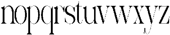 Sherlock Extra Light Ultra Condensed otf (200) Font LOWERCASE