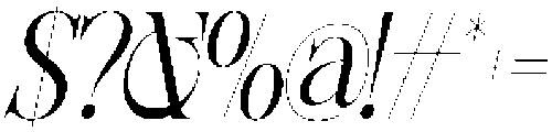 Sherlock Light Condensed Slanted otf (300) Font OTHER CHARS