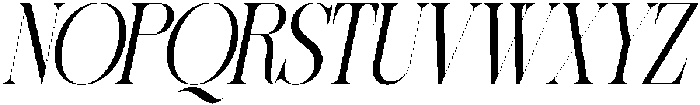Sherlock Light Condensed Slanted otf (300) Font UPPERCASE
