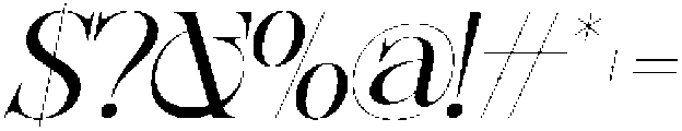 Sherlock Light Expanded Slanted otf (300) Font OTHER CHARS