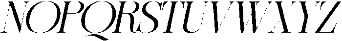 Sherlock Light Expanded Slanted otf (300) Font UPPERCASE