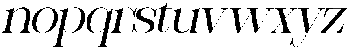 Sherlock Light Expanded Slanted otf (300) Font LOWERCASE