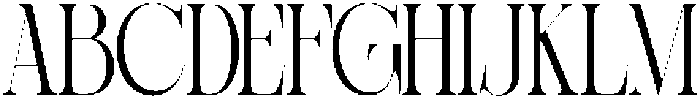 Sherlock Light Extra Condensed otf (300) Font UPPERCASE