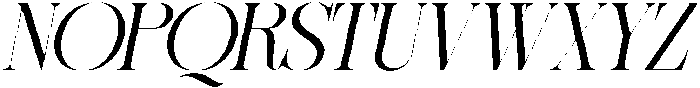 Sherlock Light Semi Expanded Slanted otf (300) Font UPPERCASE