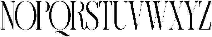 Sherlock Light Ultra Condensed otf (300) Font UPPERCASE