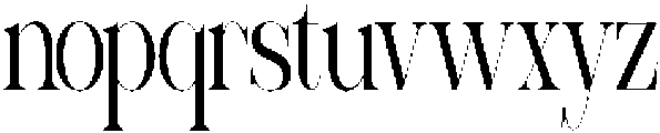Sherlock Light Ultra Condensed otf (300) Font LOWERCASE