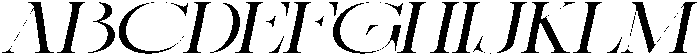 Sherlock Light Ultra Expanded Slanted otf (300) Font UPPERCASE